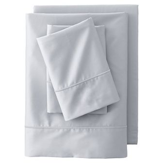 Lands' End 400 Thread Count Premium Supima Cotton No Iron Sateen Sheet Set