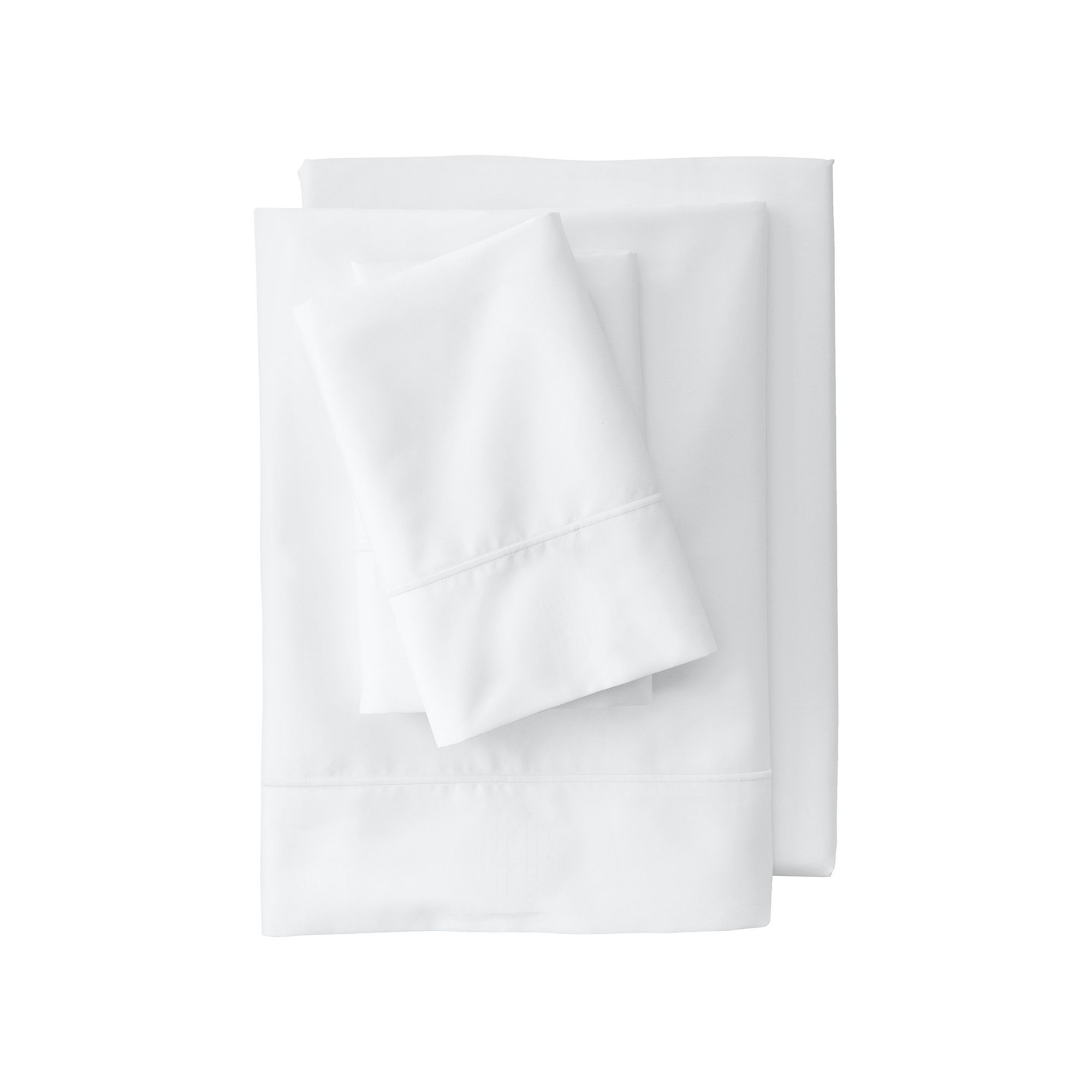 Lands End 400 Thread Count Premium Supima Cotton No Iron Sateen Sheet Set,