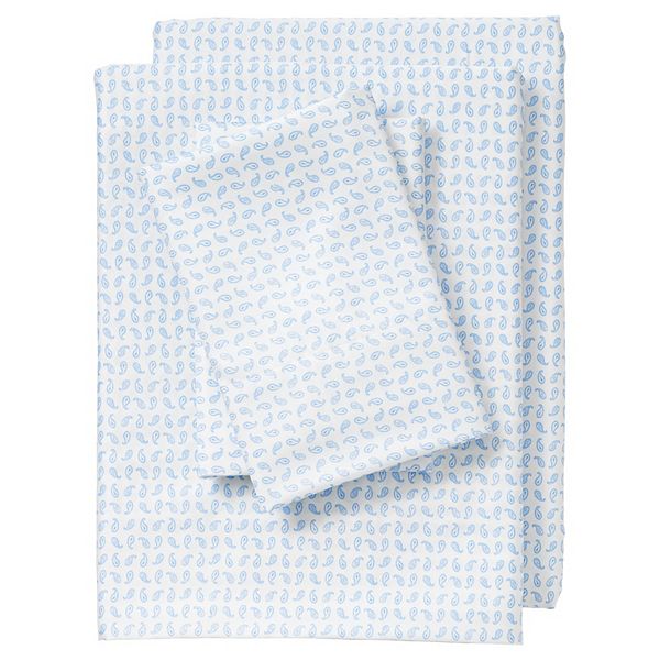 Lands' End 400 Thread Count Sateen Printed Sheet Set