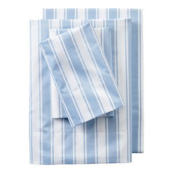 Lands' End 400 Thread Count Sateen Printed Sheet Set