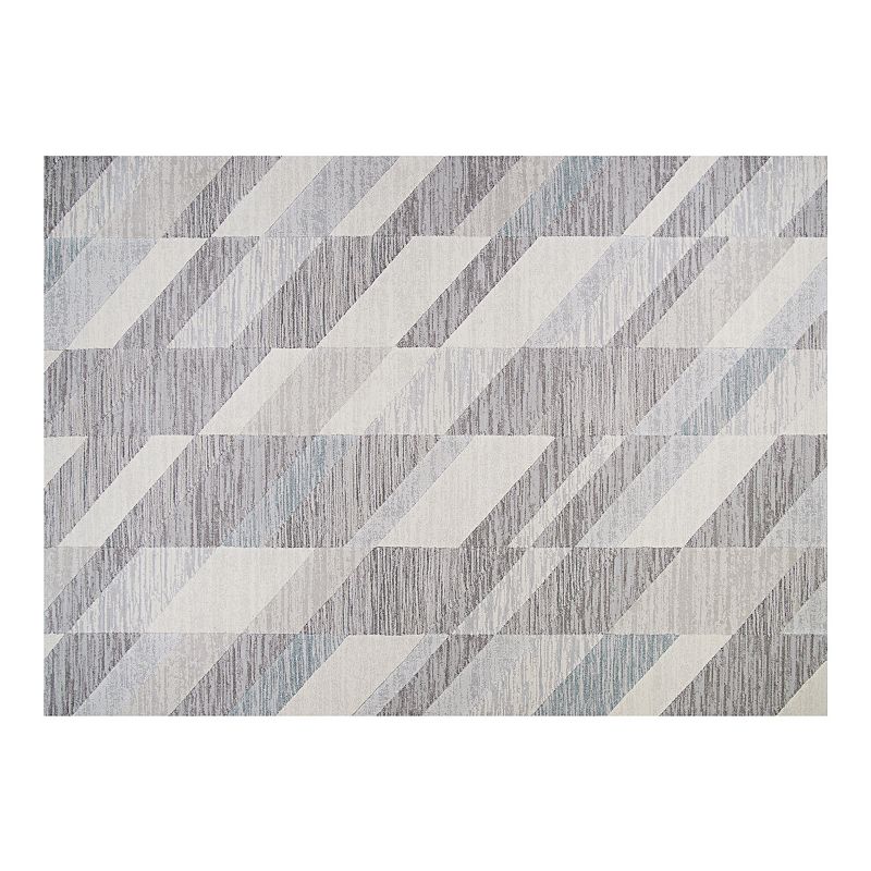 Couristan Easton Windward Natural-Shadow Area Rug, Grey, 8X11 Ft