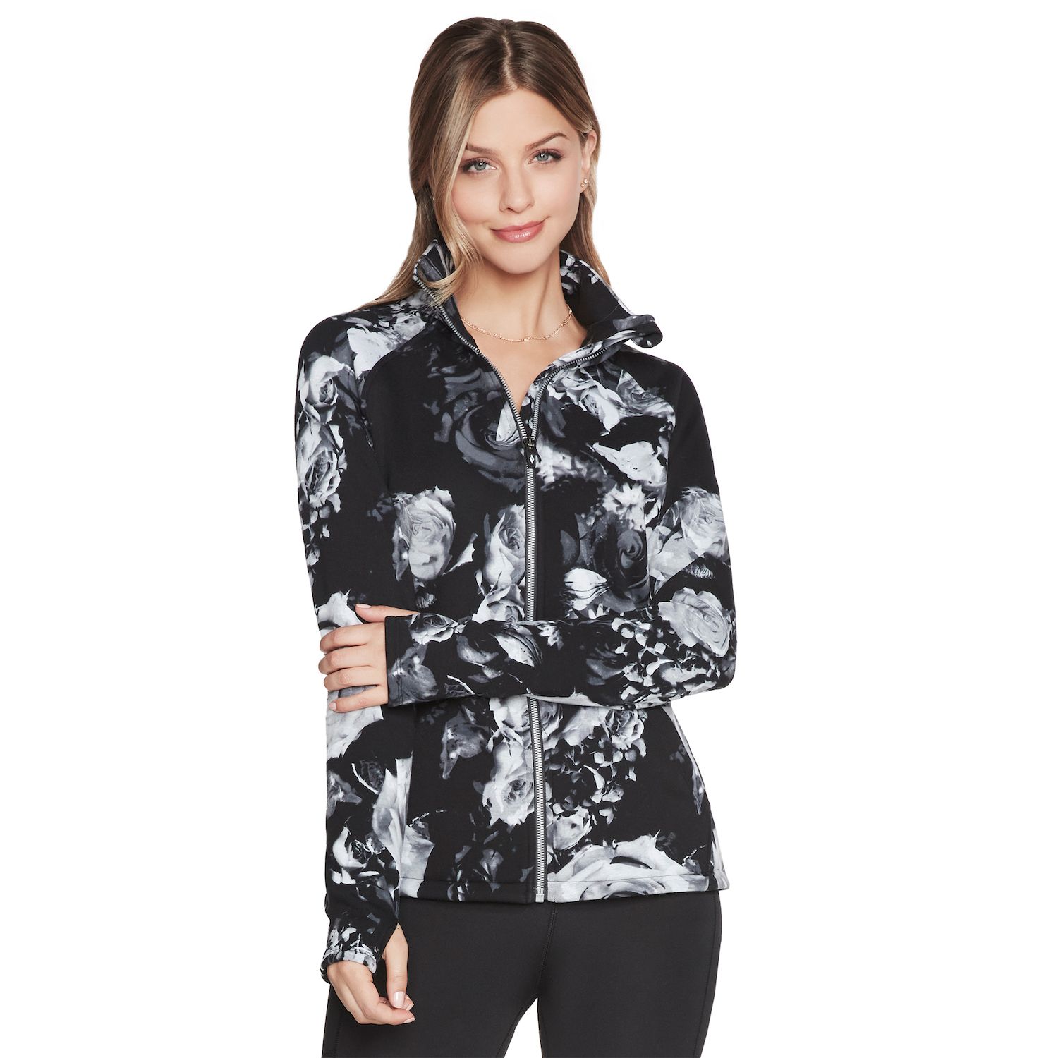 floral fleece coats & jackets