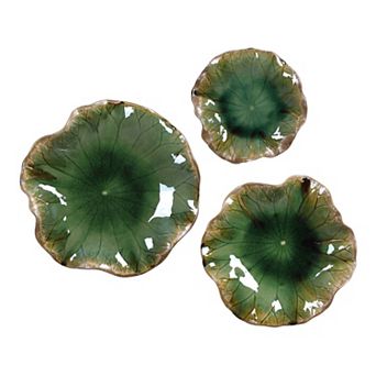 Abella Green Ceramic Wall Decor