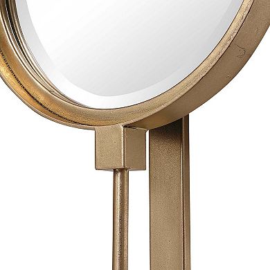 Button Gold Mirror
