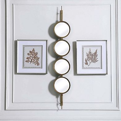 Button Gold Mirror