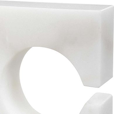 Clarin White & Gray Bookends