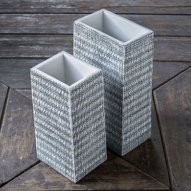 Uttermost 2-piece Nomad Rectangular Vases Set