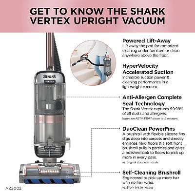 Shark® Vertex DuoClean PowerFins Upright Vacuum with Powered Lift 