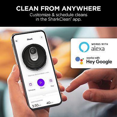 Shark AI Robot Vacuum & Mop with Home Mapping, WiFi Connected (RV2001WD)