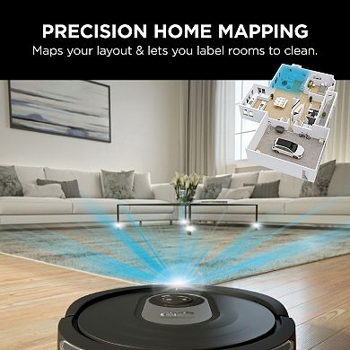 Shark AI Robot Vacuum & Mop with Home Mapping, WiFi Connected (RV2001WD)