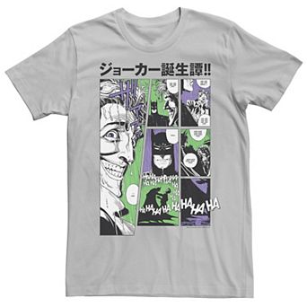 Men's DC Comics Batman Joker Comic Strip Tee