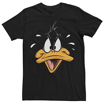 Men's Looney Tunes Daffy Duck Big Face Tee