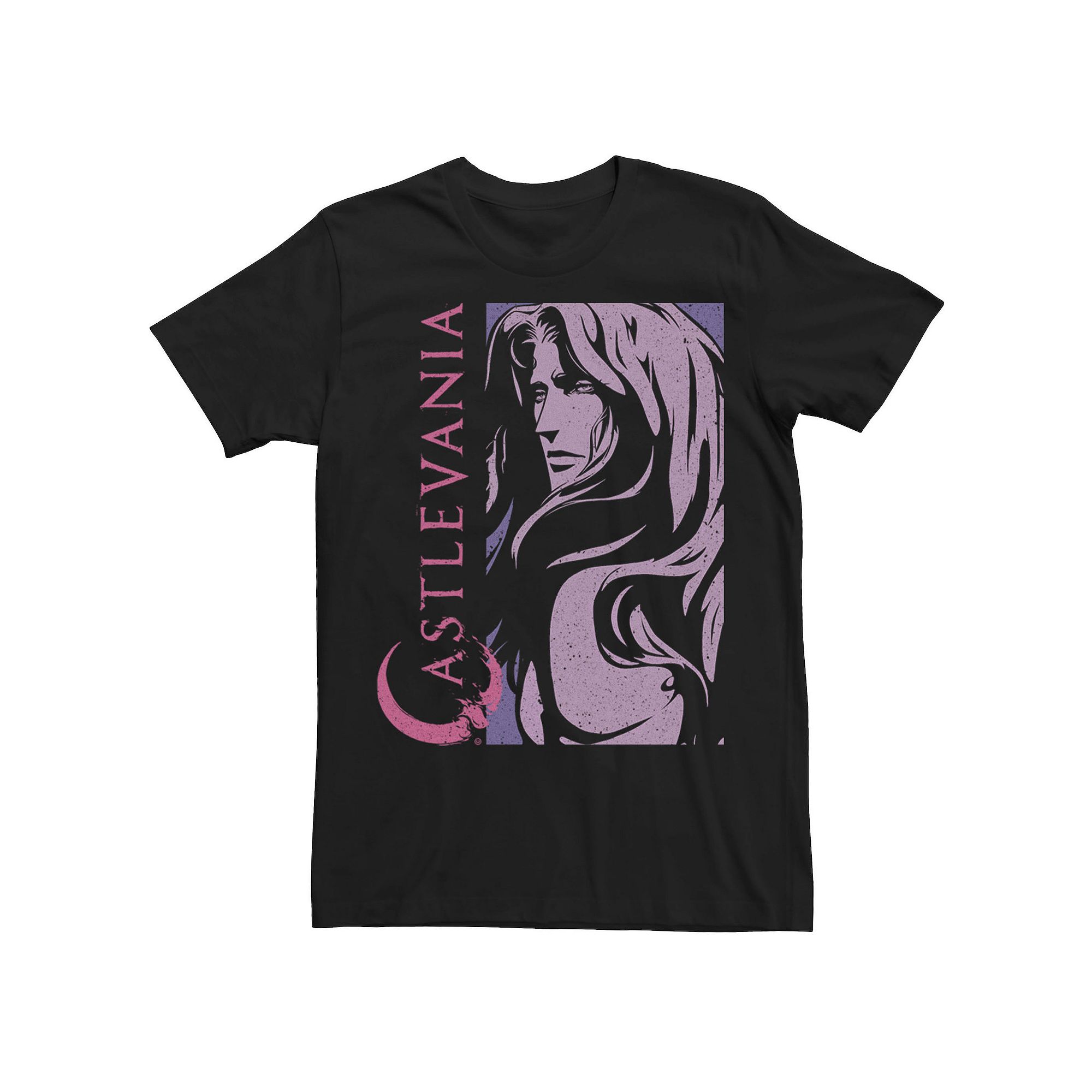 Mens Netflix Castlevania Alucard Dark Poster Tee, Size: Medium, Black