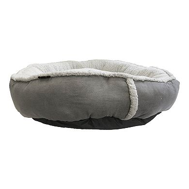 Woof Round Sherpa Pet Bed