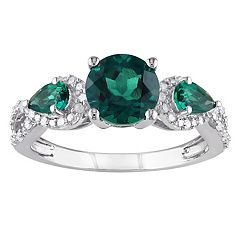 Kohls emerald rings new arrivals