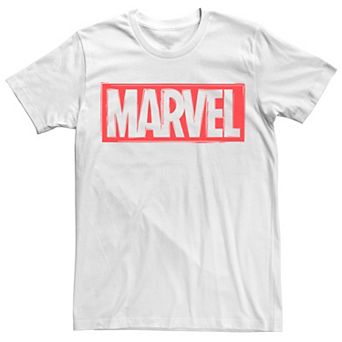 Men's Marvel Woodcut Logo Tee