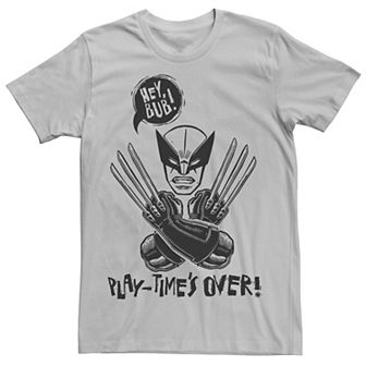 Men's Marvel Wolverine Play Times Over Tee
