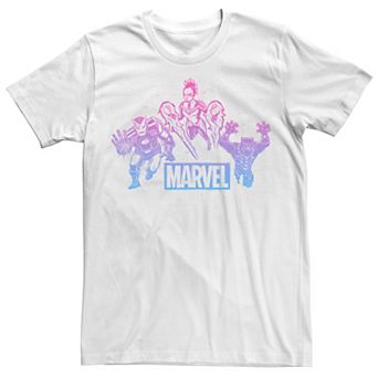 Men's Marvel Gradient Trio Action Shot Tee