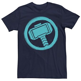 Men's Marvel Avengers Thor Woodcut Logo Tee