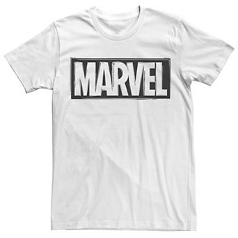Men's Marvel Woodcut Logo Tee