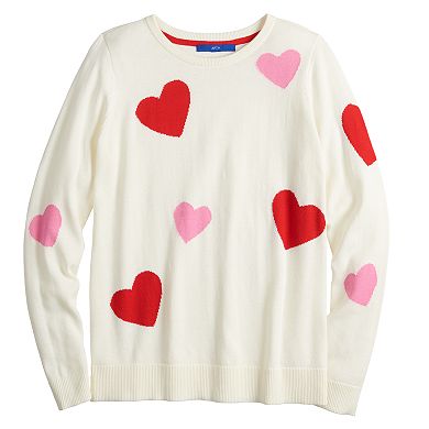 Women's Apt. 9® Valentine's Day Crewneck Sweater