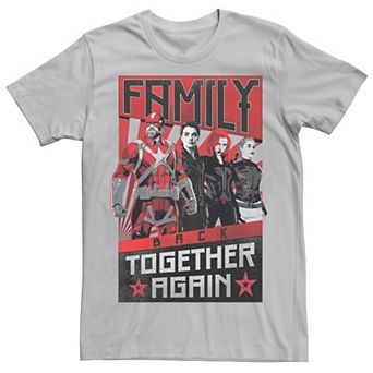Men's Marvel Black Widow Movie Together Again Tee