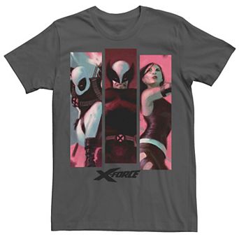 Men's Marvel X-Force Trio Panels Tee
