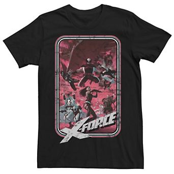Men's Marvel X-Force Group Action Shot Plague Tee