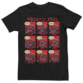 Men's Marvel Deadpool Taco Emotions Tee