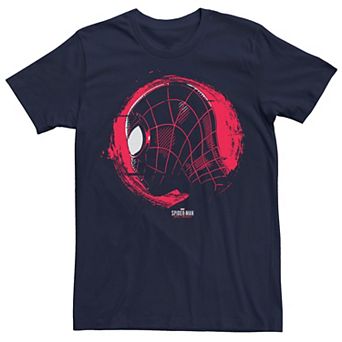 Men's Marvel Spider-Man Miles Morales Paint Silhouette Tee