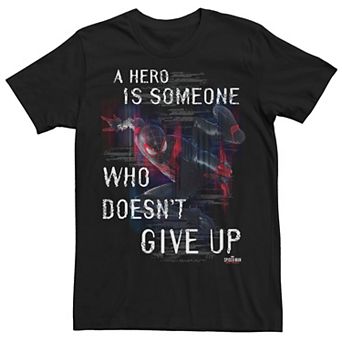 Men's Marvel Spider-Man Miles Morales Don't Give Up Tee