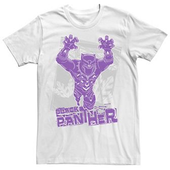 Men's Marvel Black Panther Classic Tropical Poster Tee