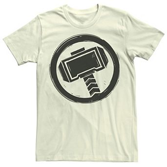Men's Marvel Avengers Thor Woodcut Logo Tee