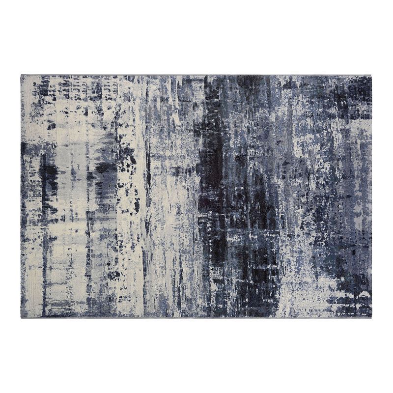 Couristan Easton Abstract Mosaic Slate Area Rug, Grey, 8X11 Ft