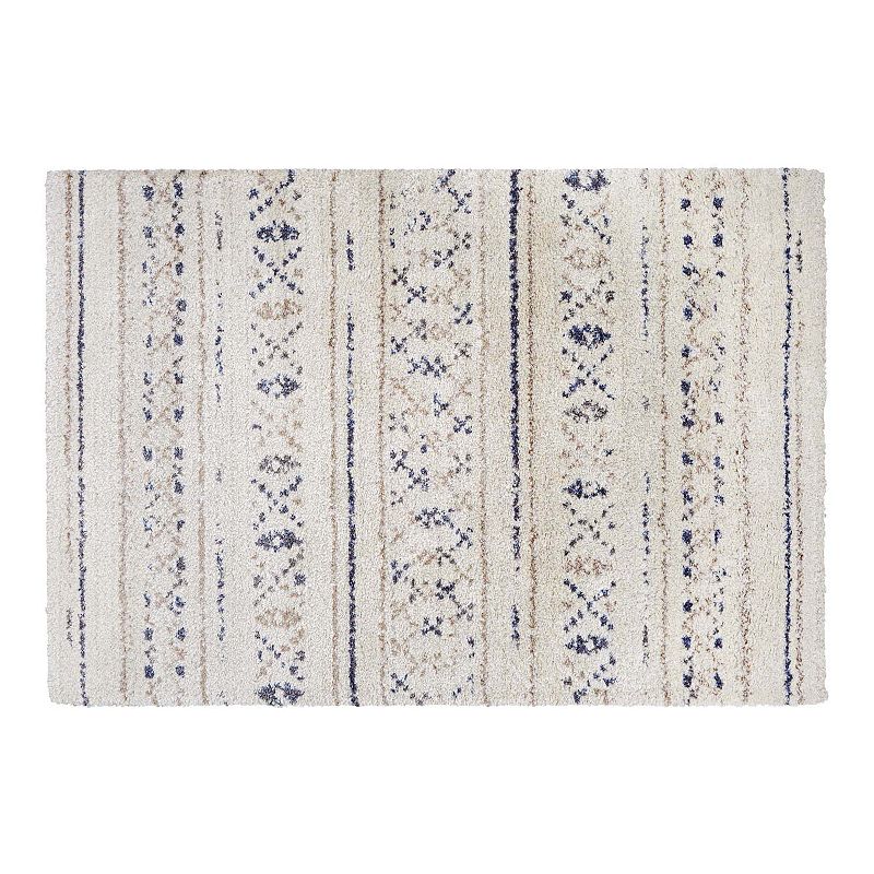 Couristan Bromley Pinnacle Area Rug, White, 8X11 Ft