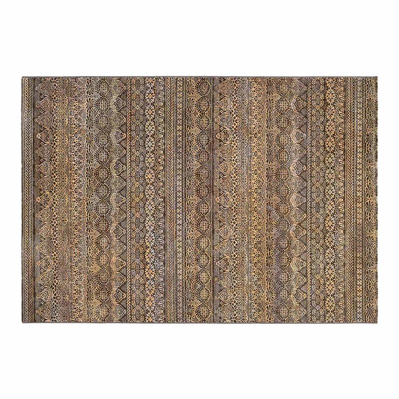 Couristan Easton Capella Area Rug, Brown, 5X7.5 Ft