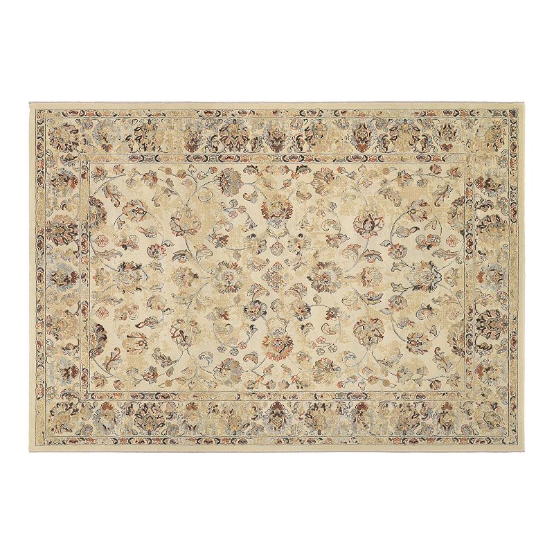 Couristan Easton Rothbury Area Rug, Beig/Green, 8X11 Ft