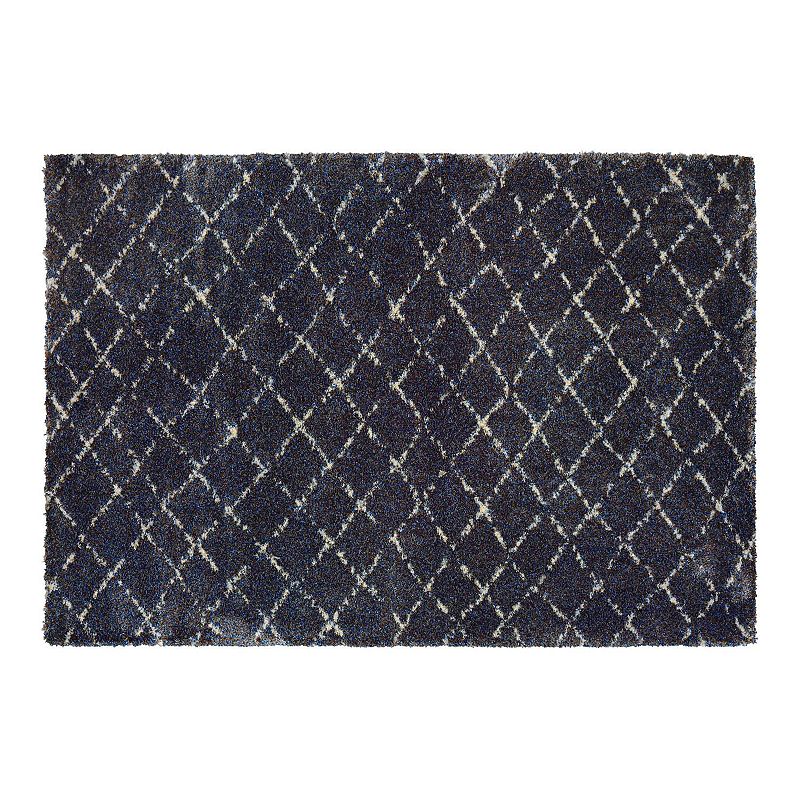 Couristan Bromley Gio Navy-Gray Area Rug, Blue, 8X11 Ft