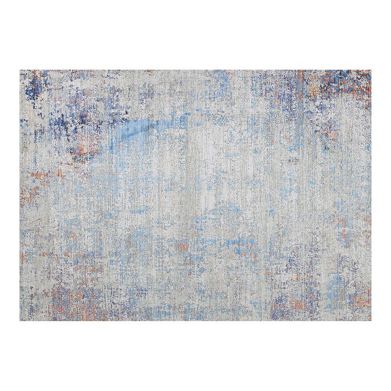 Couristan Vibrata Reflections Multi-Pastels Area Rug, Blue, 2.5X7.5 Ft
