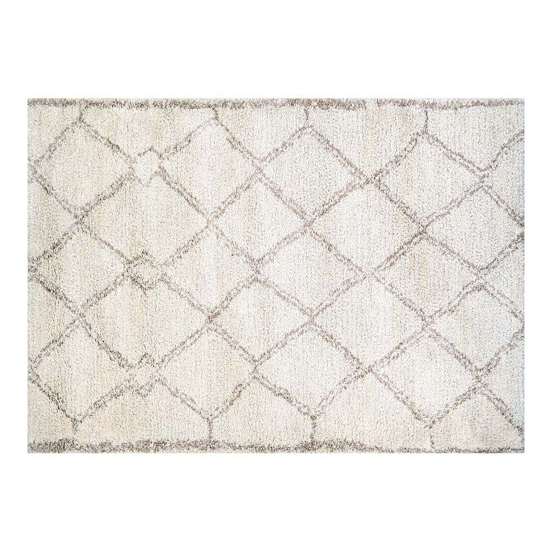Couristan Bromley Kyoto Area Rug, White, 8X11 Ft