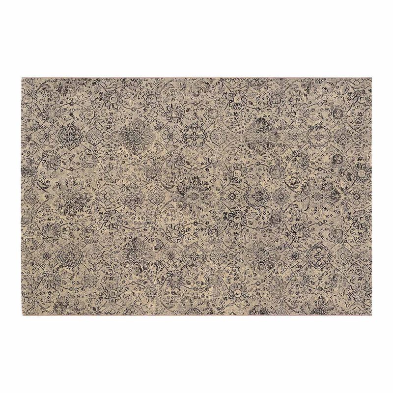 Couristan Easton Winslet Beige-Black Area Rug, Beig/Green, 8X11 Ft