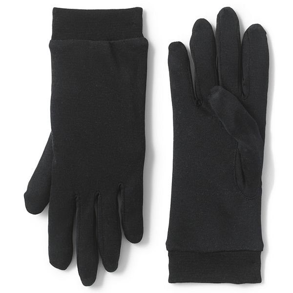 Women's Lands' End Silk Interlock Glove Liner