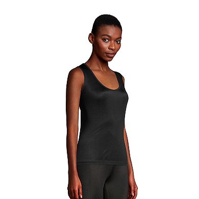 Women's Lands' End Silk Interlock Tank Undershirt