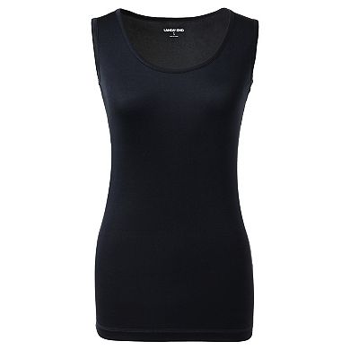 Women's Lands' End Silk Interlock Tank Undershirt