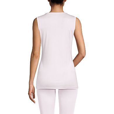 Women's Lands' End Silk Interlock Tank Undershirt