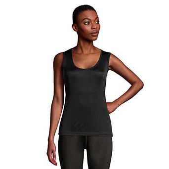 Women's Lands' End Silk Interlock Tank Undershirt
