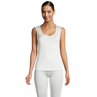 Petite Lands' End Silk Interlock Tank Undershirt