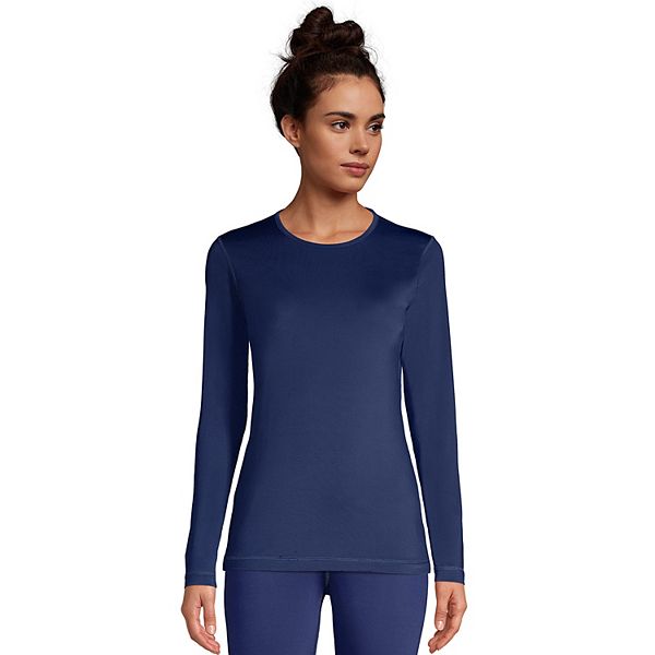 Petite Lands' End Thermaskin Heat Crewneck Undershirt