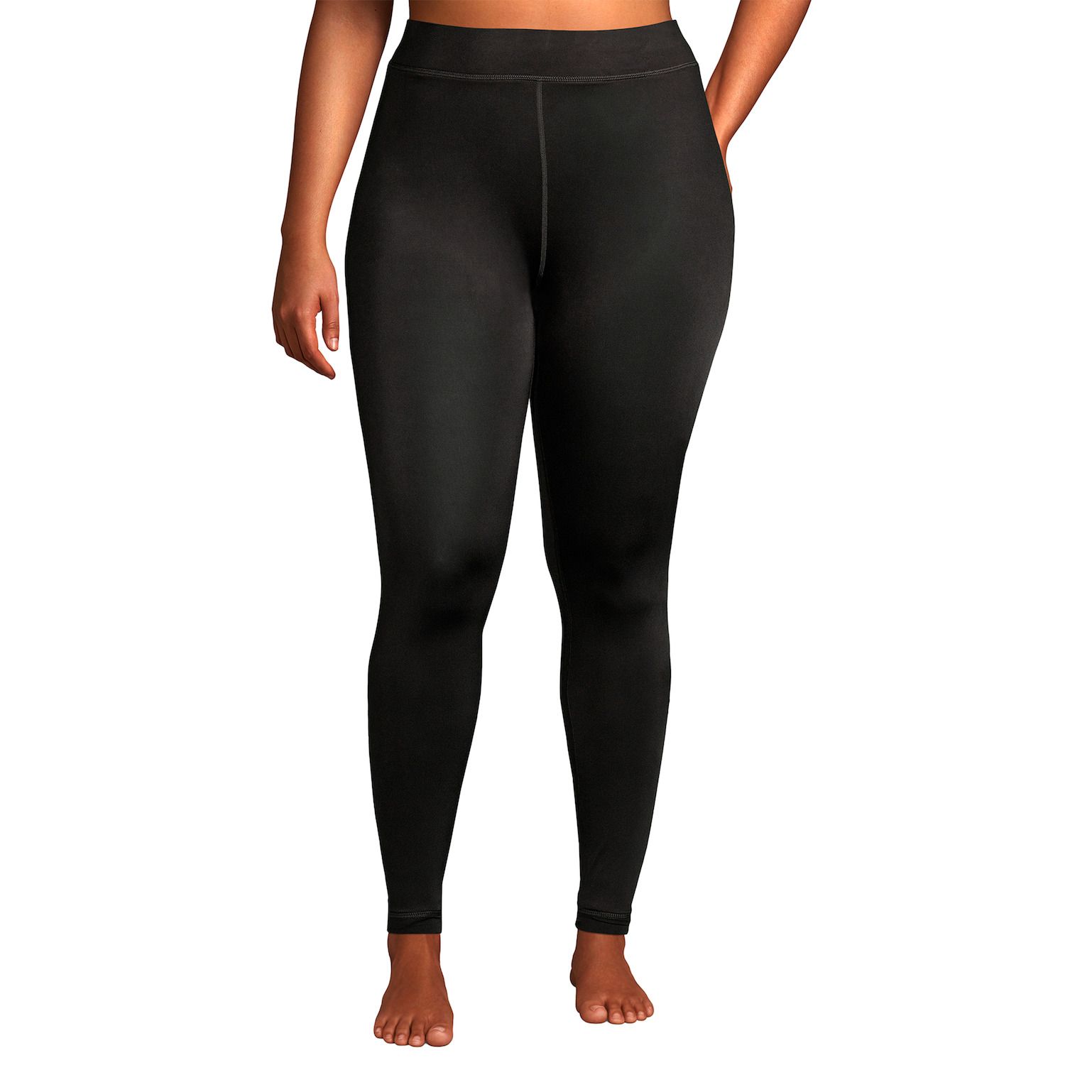 Image for Lands' End Plus Size Thermaskin Heat Pants at Kohl's.