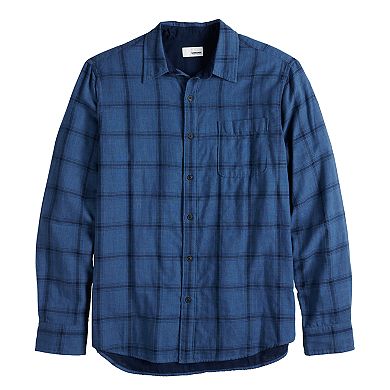 Men's Sonoma Goods For Life® Double-Weave Cloth Button-Down Shirt